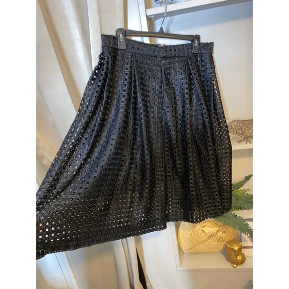 NWT 7th Avenue Design Studio New York & Company size 8 $55 Black Lined Skirt - Picture 6 of 12